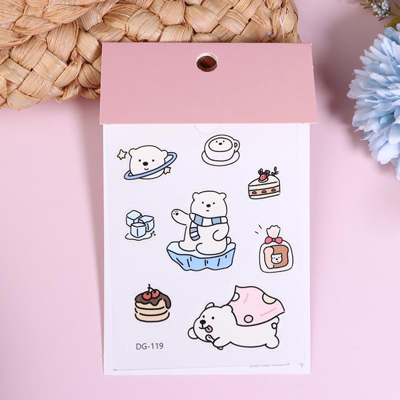 Набор милых компьютерных наклеек, смешные трехмерные наклейки-желе для планера, декоративные наклейки для мобильного телефона