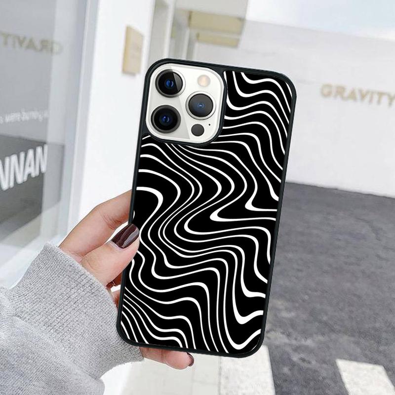 Модный абстрактный арт, линия, волна, чехол для телефона для iPhone 17 Air 15 16e 11 13 14 Pro Max 12 Plus Max Fundas