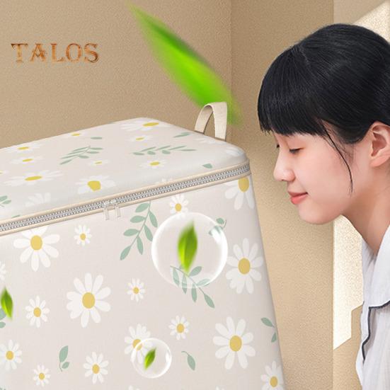 Сумка для хранения одеял, органайзер для одежды, игрушек с ручкой, застежка-молния, водонепроницаемый большой вместительный многоразовый контейнер для одежды из одеяла