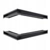 CORNER GRILLE LUFT 600x400x60 45S 80 GRAPHITE 2 Pcs