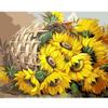 Frame Painting By Numbers For Adults Kits Diy Gift Sunflowers Picture Handwork On Canvas Numbers Painting For Home Wall Decors 40x50