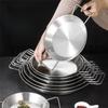 Кастрюля для паэльи из нержавеющей стали Элегантная кухонная утварь