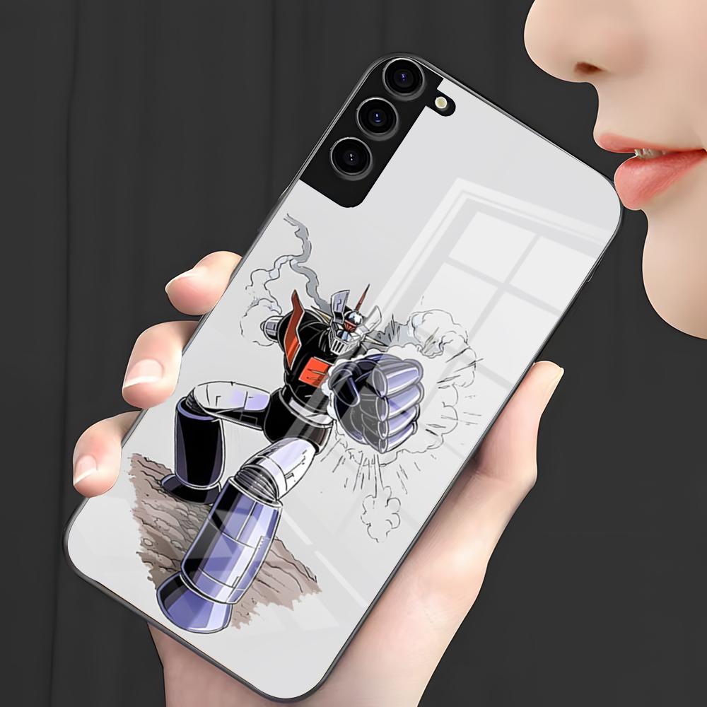 Чехол для телефона-робота Мазингер Z для Samsung A25 A13 A33 5G A54 A36 A35 A56 A52 A14 Ударопрочная стеклянная крышка