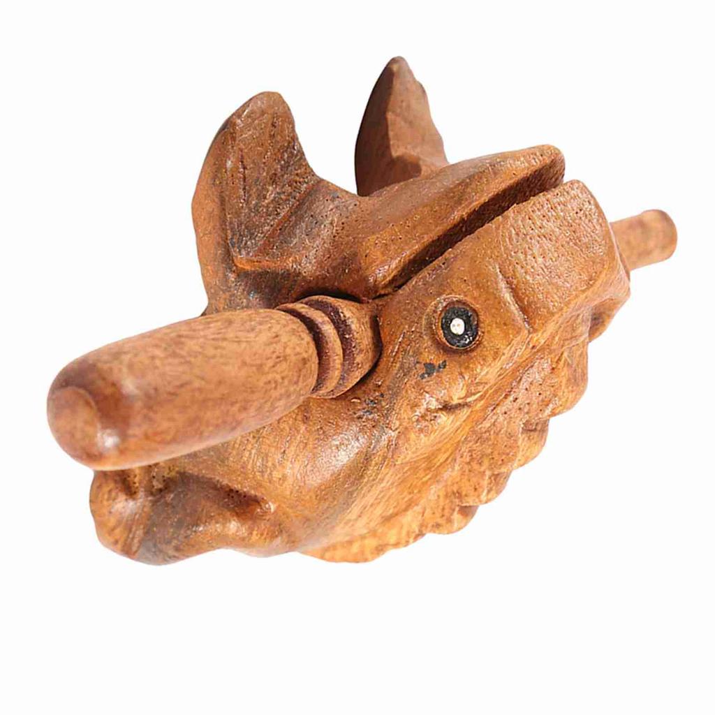 Thailand Traditional Craft Wooden Lucky Frog Croaking Musical Instrument Home Office Decor #1