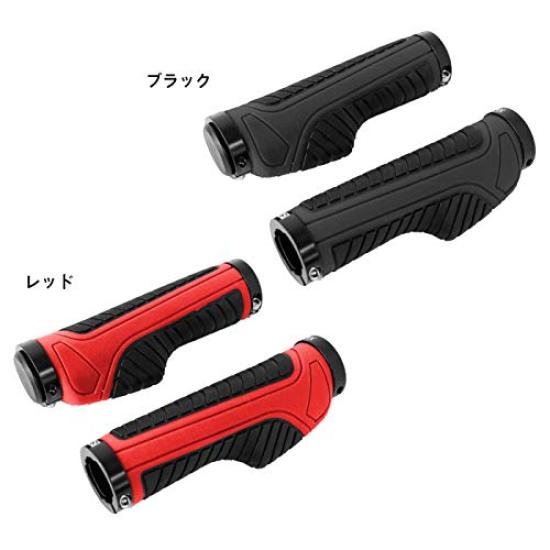 GORIX Bicycle Ergonomic Shock Fatigue Double Mountain Cross Cycle Green GX-GP36 Grips, Design, Absorption, Reduction, Lock-On Fixation, Bike, Bike,