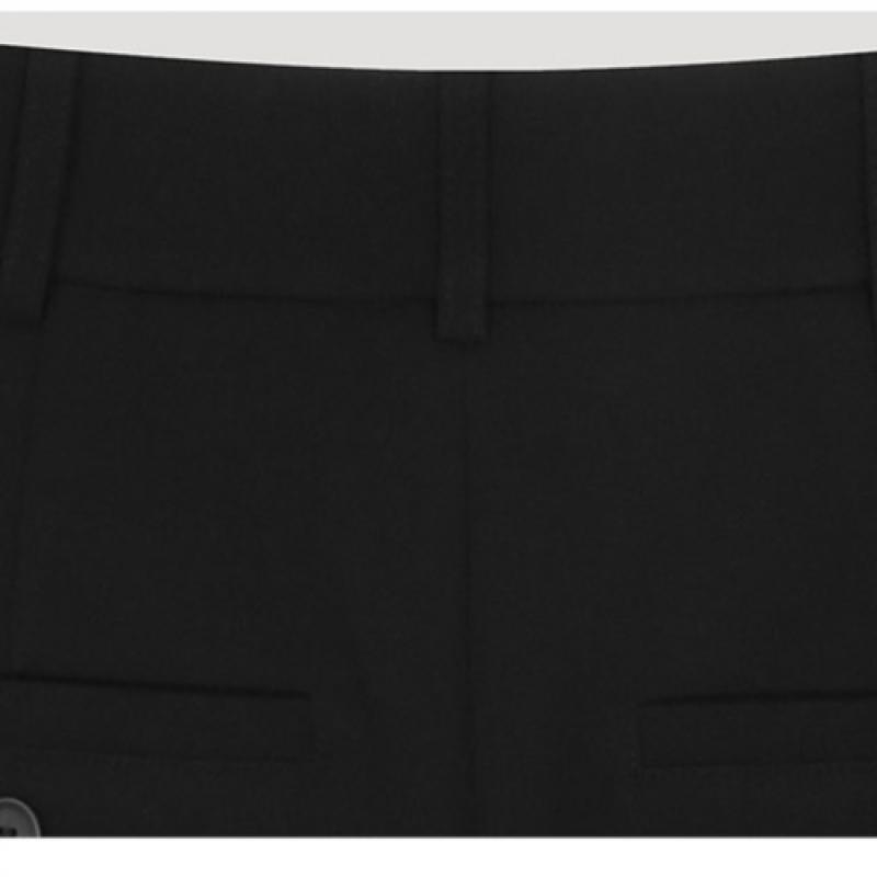  She S miSS  Wool Blend One Tuck Wide pantS SwwSlo41140 Bk