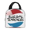 Изолированная сумка-ланч для еды Suicidal Tendencies Music Band для женщин и детей, портативные контейнеры для еды, термоланч-бокс, сумка-тоут