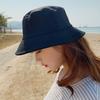 Wide Brim Round Dome Sunscreen Bucket Hat Unisex Summer Solid Color Fisherman Hat Fashion Accessories