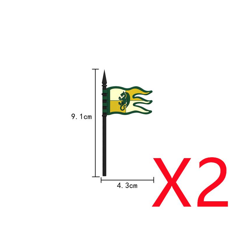 MOC Medieval Building Blocks Soldier Figures Weapons Accessories Armor Shield Flag Transport Ox Horse Mini Brick Toy Gift X010