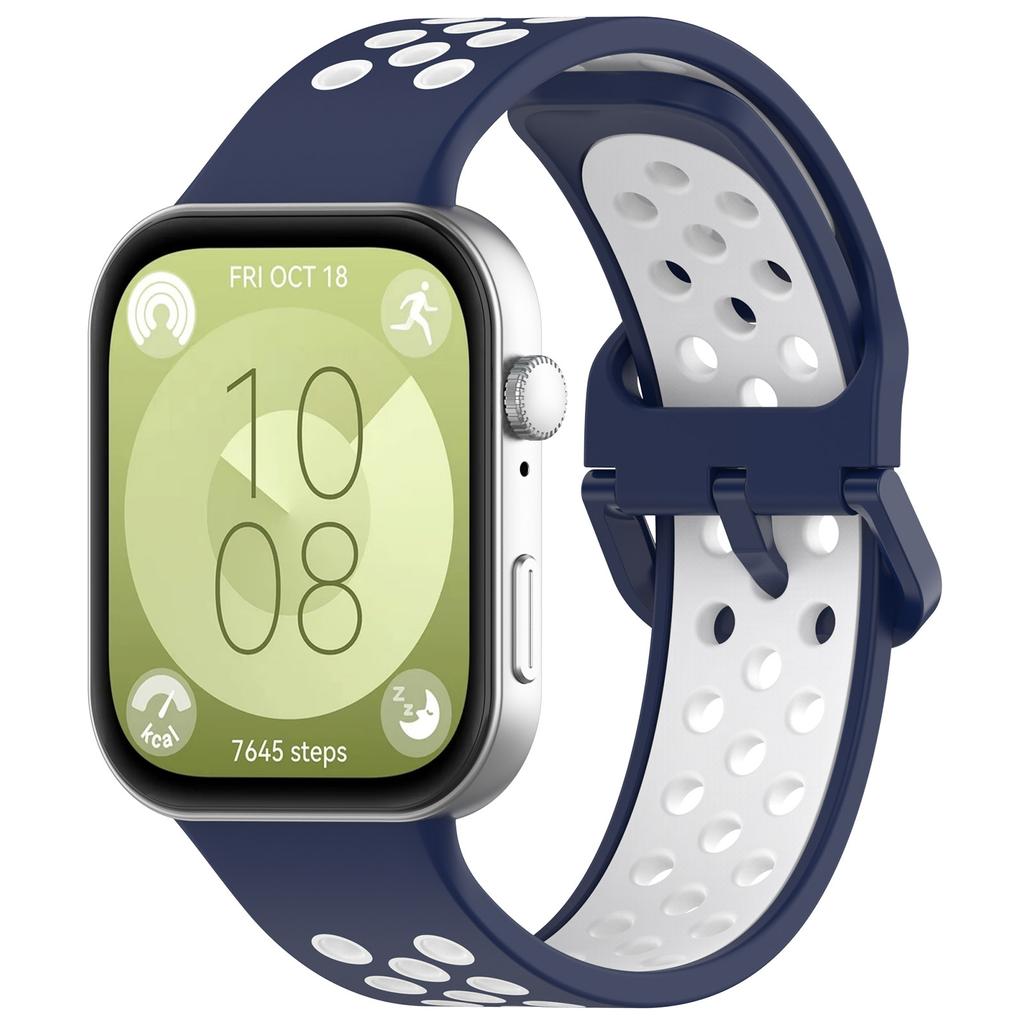 Two-color silicone For Huawei Watch Fit 4/4 Pro/3 Soft Comfortable Sports Bracelet wristband Correa For Huawei Watch Fit 4 Belt