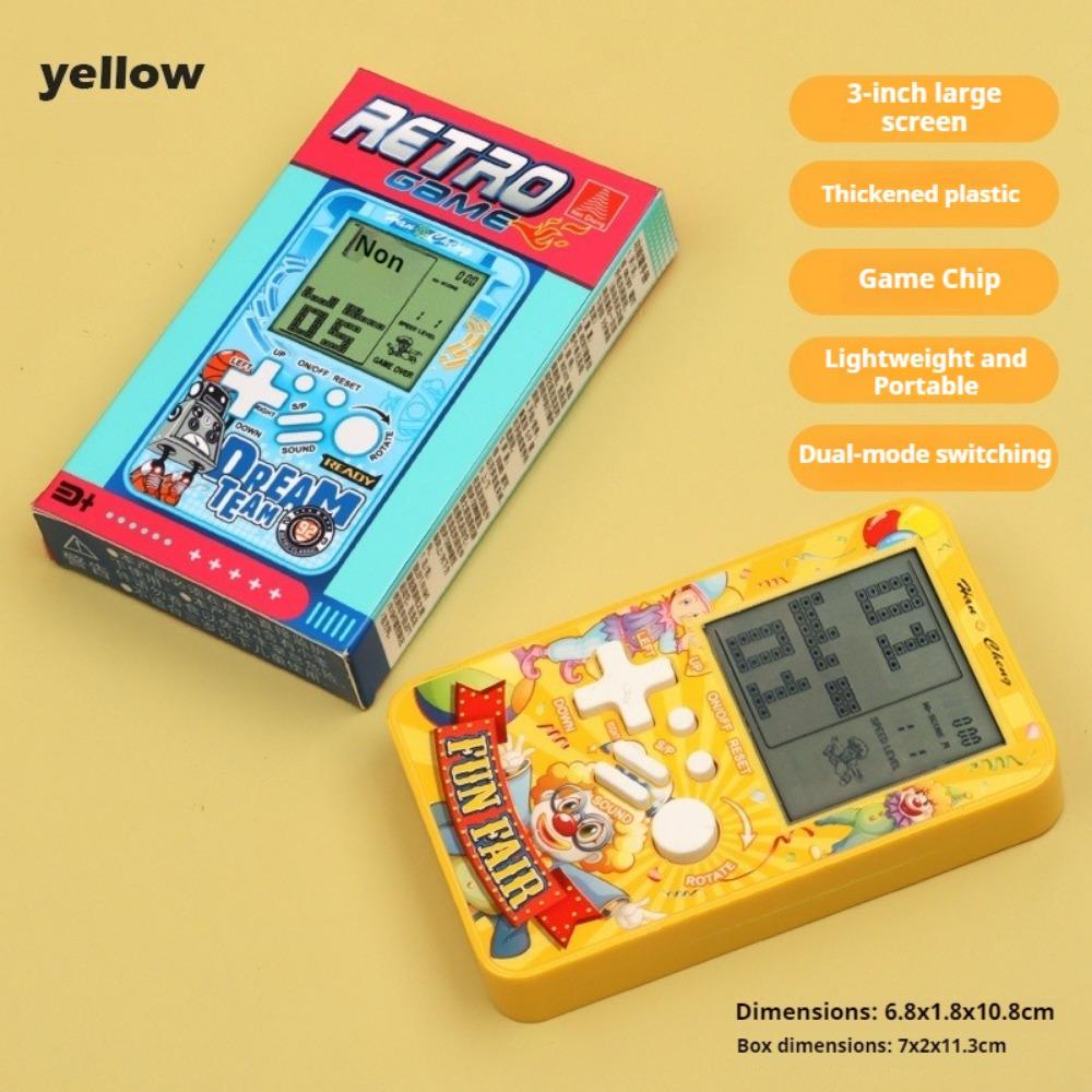 Винтажная классическая ностальгическая игровая машина Тетрис, маленькие подарки, детские электронные игрушки