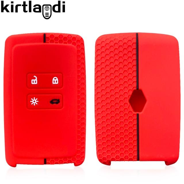Силиконовый чехол для ключей для Renault Captur Megane Talisman Espace Clio Zoe Koleos Scenic 4 Arkana для Dacia Sandero Card Remote