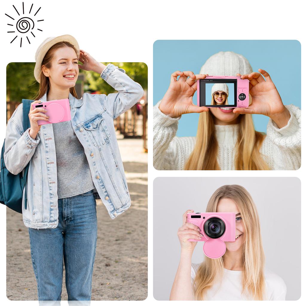 Для Canon PowerShot SX740 HS/SX730 HS Резиновая сумка-чехол для камеры Skin С защитой объектива Чехол для камеры Покрытие Защита от царапин Тонкая посадка