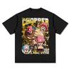 Футболка One Piece Тони Тони Чоппер Мужская Женская Повседневная 100% Хлопок Комфорт Круглый Вырез Уличный Стиль Короткий Рукав