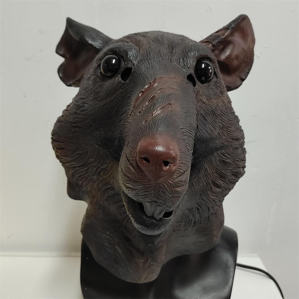 Маска животного единорога смешная коричневая маска головы лошади роскошная новинка костюм на Хэллоуин вечеринка косплей орел голубь латексная маска головы животного