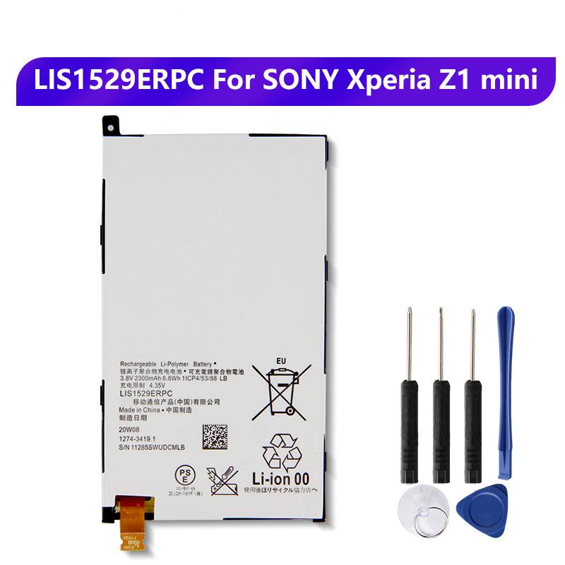 Rechargeable Lithium Battery For SONY Xperia Z1 mini Xperia Z1 Compact D5503 M51w LIS1529ERPC Phone Battery 2300mAh