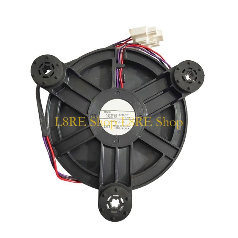 L8RE 12038GE-12M-YT DC12V 0.26A Охлаждающий вентилятор на замену для охлаждения холодильника
