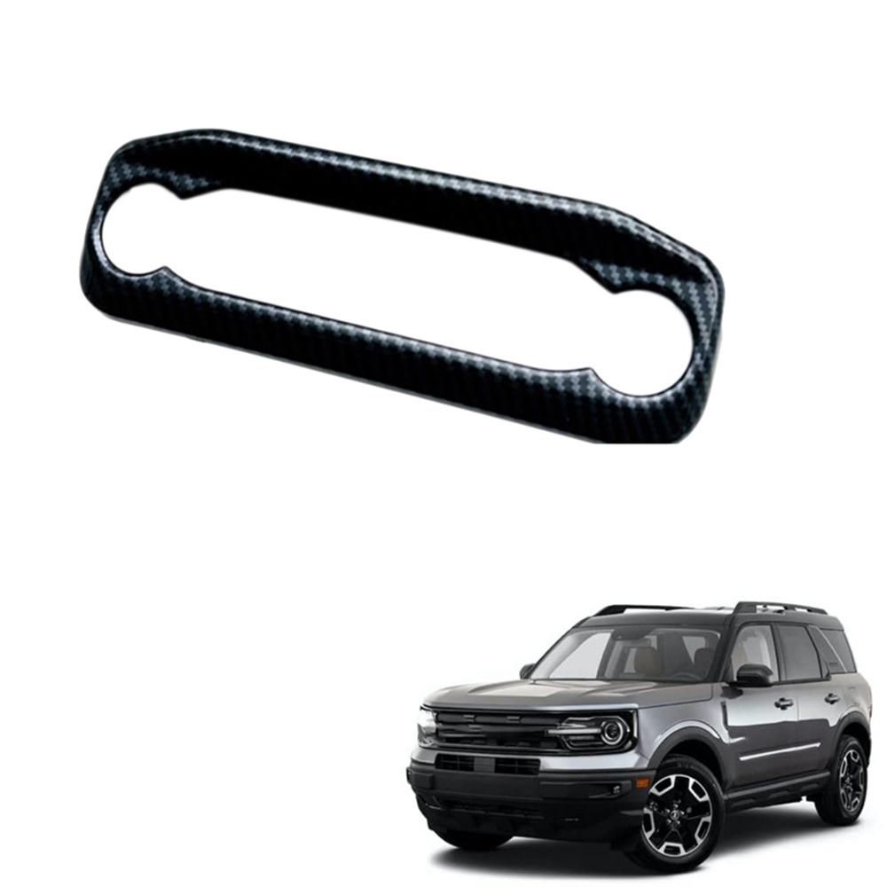 Carbon Fiber Stytle Air Condition Knob Panel Trim for Ford Bronco Sport 2021 202