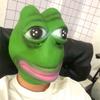 Маска на Хэллоуин Смешная Лягушка Маски Ужаса Косплей Реквизит Вечеринка Маскарад Маска на Хэллоуин Аксессуар для Одежды