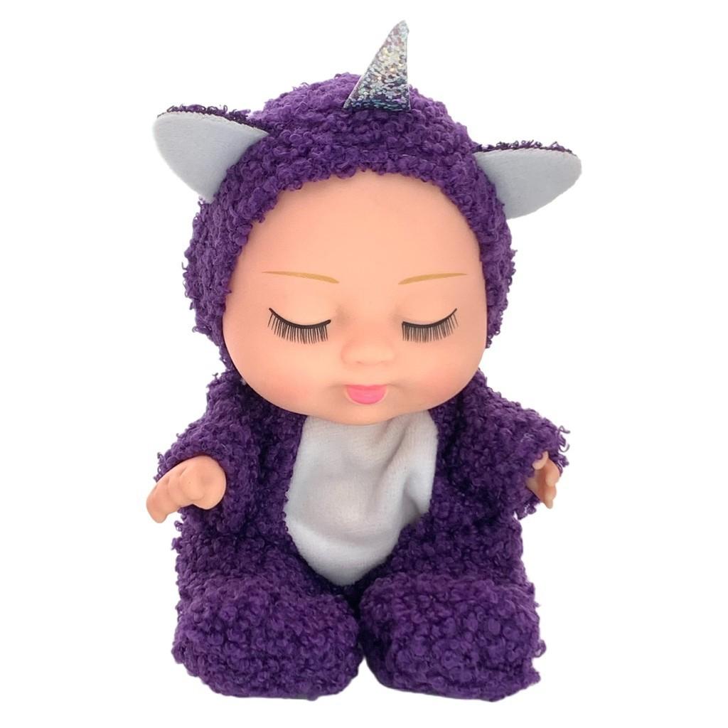 Очаровательная 8-дюймовая Спящая BJD Реалистичная Кукла Реборн Игрушка с Плюшевыми Нарядами Животных