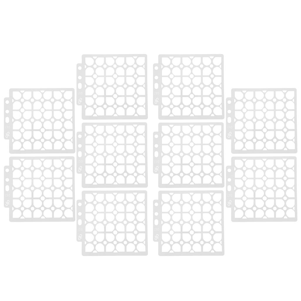 10Pcs Mandala Template Painting Drawing Stencils Reusable  Making Mold Art Craft Supplies