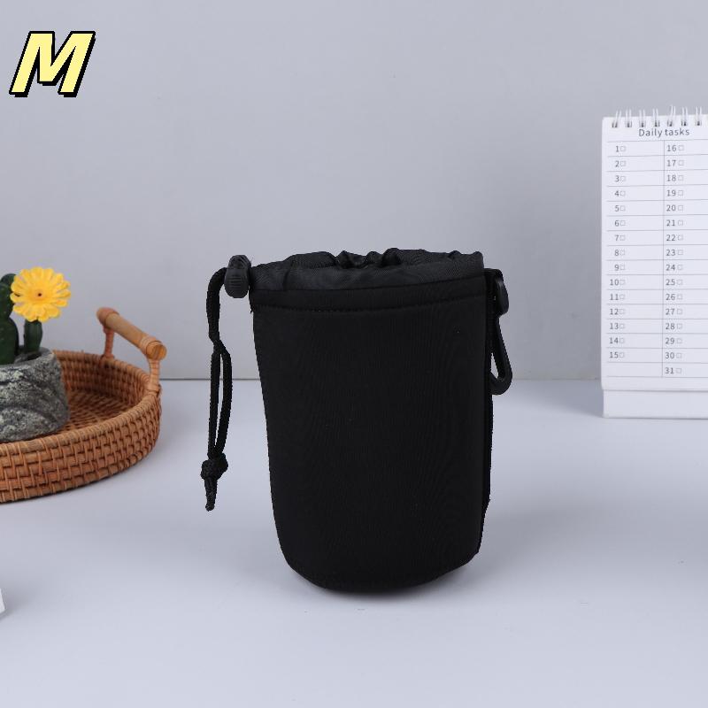 Camera Lens Cover Neoprene Lens Bag Waterproof Soft Camera Lens Pouch Shockproof Camera Lens Bag For Most Digital Slr Camera