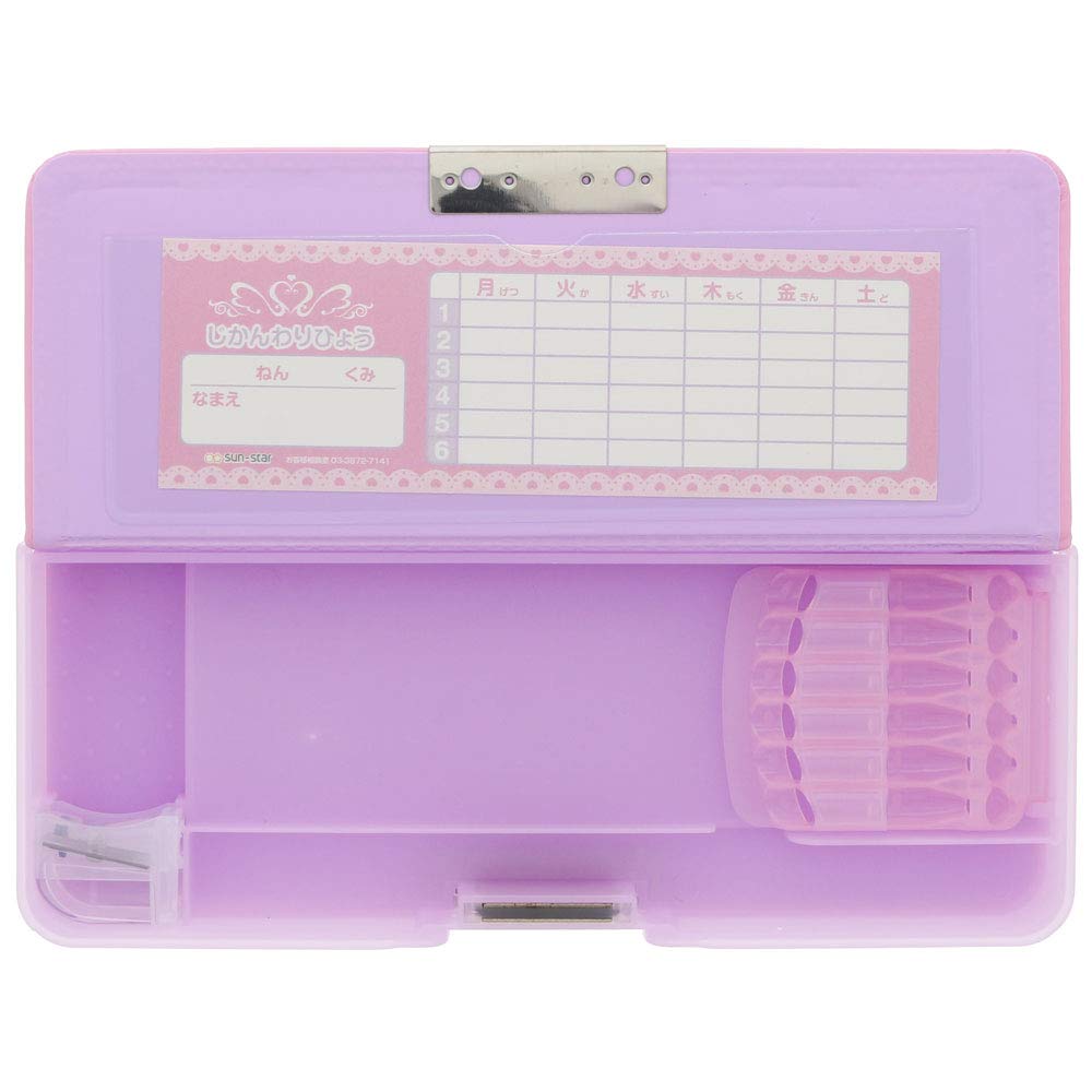 Sunstar Stationery Yokopita Compact Pencil Light S1312693 Case, Pink,