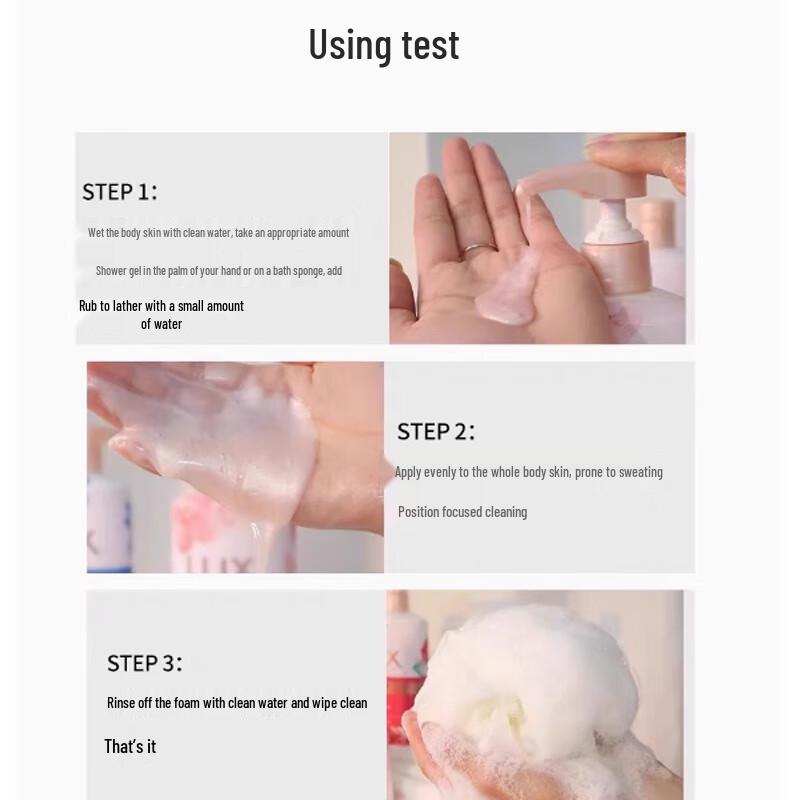 Lux Pink Cherry Blossom Brightening Shower Gel