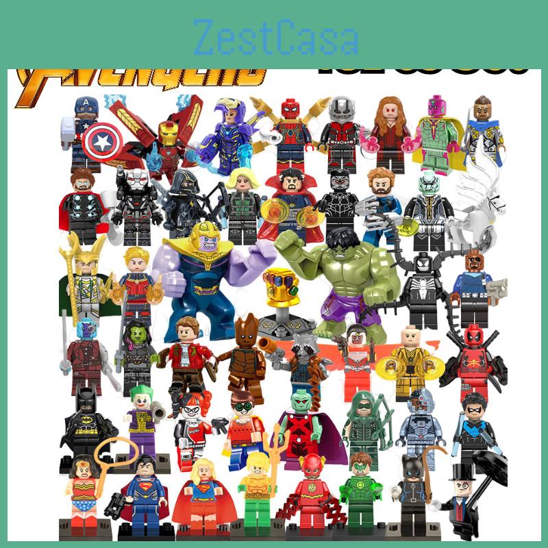 Высококачественный АБС-пластик Супергерой Мок Строительные блоки Набор игрушек Сделай сам для детей