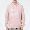 Puma Classics Logo Print Hoodie Men Hoodie Pink 531370-26