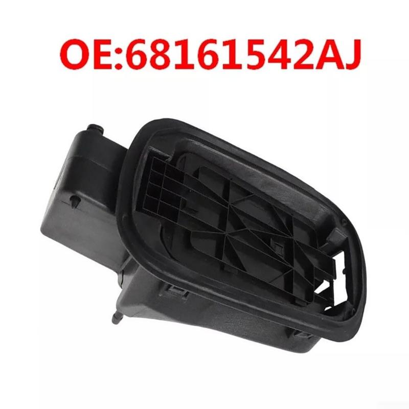 Black Gas Fuel Tank Access Door Cover Suitable for 68161542AJ Perfect Fitment and Reliable Seal Secure & Convenient Fit