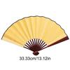 - 10-дюймовый складной веер из шелковой ткани «сделай сам», веер для рисования, свадебное украшение для дома (Йелло