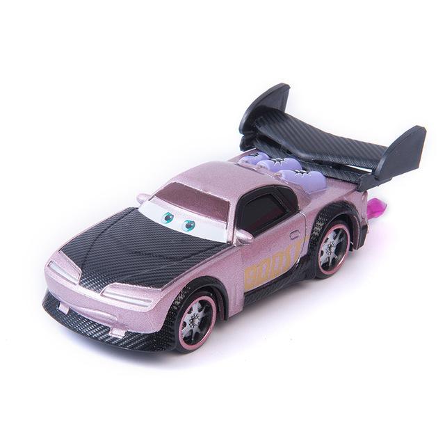 non-toxic Children Car Pixar Cars 3 Lightning McQueen Toys Jackson Storm The King Mater 1:55 Diecast Metal Alloy Model Car Kid Gift