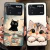 Мультяшный Кот Чехол для Телефона для Xiaomi Poco F8 F1 C61 F3 C50 M3 M4 M7 C71 C75 M5 X3 X4 X5 X7 Pro