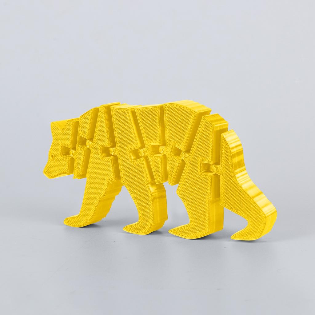 3D-печатный медведь 3D-печатный шарнирный червяк игрушка для взрослых и детей игрушка таинственный медведь