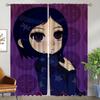 Coralines Современные шторы для гостиной для камеры, украшения на Хэллоуин, затемняющие шторы для комнаты, 2-панельные перегородки, шторы для кухни