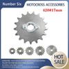 Small Flywheel 420 Sprocket 110 125 150 Engine Gear Plate, 11-19 Tooth Front Sprocket.