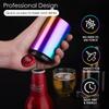 New Automatic Beer Bottle Opener Magnetic Stainless Steel Push Down Beer Can Opener Kitchen Bar Portable Jar Corkscrew Gadgets