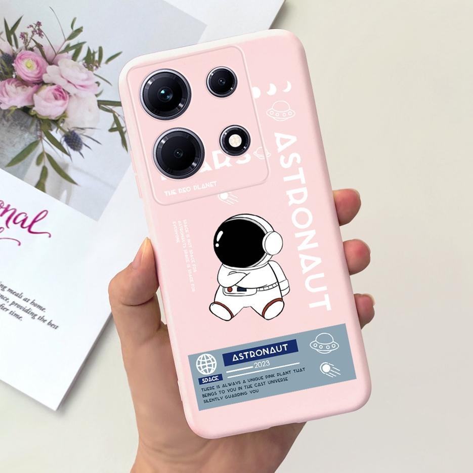 For Infinix Note 30i Case X6716 Cute Astronauts Cartoon Cover Soft Silicone Phone Case For Infinix Note 30 Pro Note30 VIP Bumper