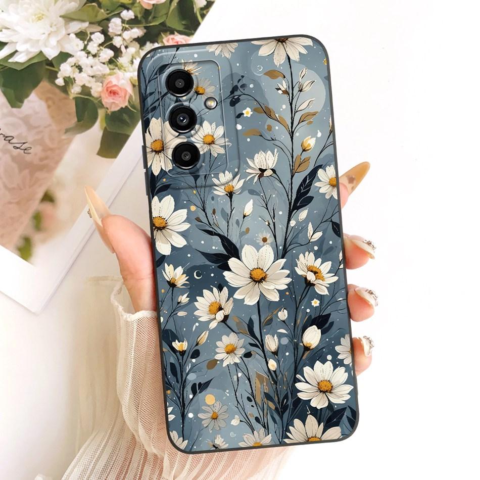 Для Samsung Galaxy A05s A05 Милый Кот Цветок Мультяшный Чехол для Телефона Для Samsung A05 A 05 05S A05S Ударопрочный Мягкий Силиконовый Чехол