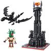 Lord of the Rings Barad-dûr Sauron Tower Model Building Blocks Set for Boys 6-in-1 Kit