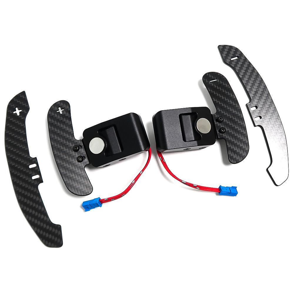 Car Carbon Fiber Magnetic Paddle Shifter For BMW F30 F31 F33 F15 F16 F80 F90 F10