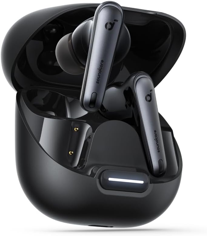 Soundcore by Anker Liberty 4 NC Wireless Earbuds, 98.5% Noise Reduction, Adaptive Noise Cancelling (Refurbished)