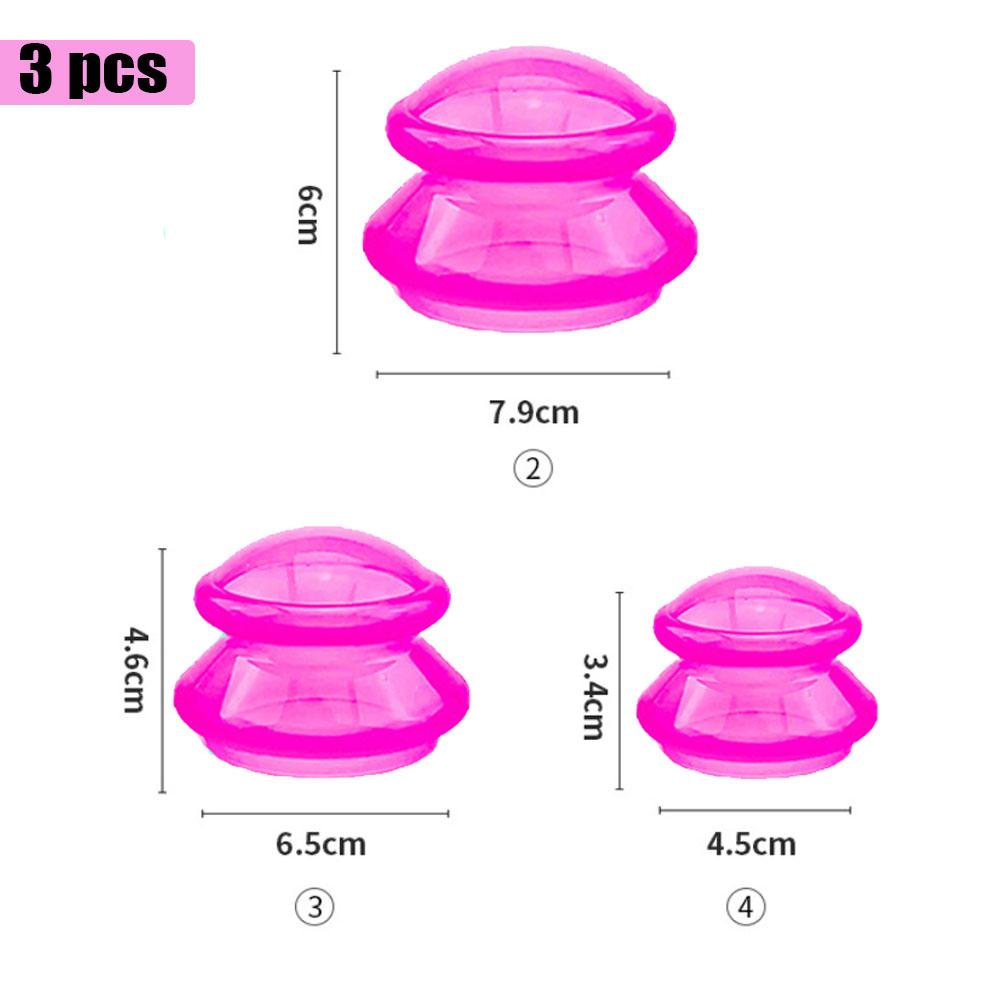 Набор силиконовых банок, вакуумные присоски, терапия для похудения, массаж тела, лица, баночки, антицеллюлитная потеря веса