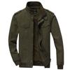 Men's Military Jacket Autumn Collar Tooling Thin Color Coat Plus Size Casual