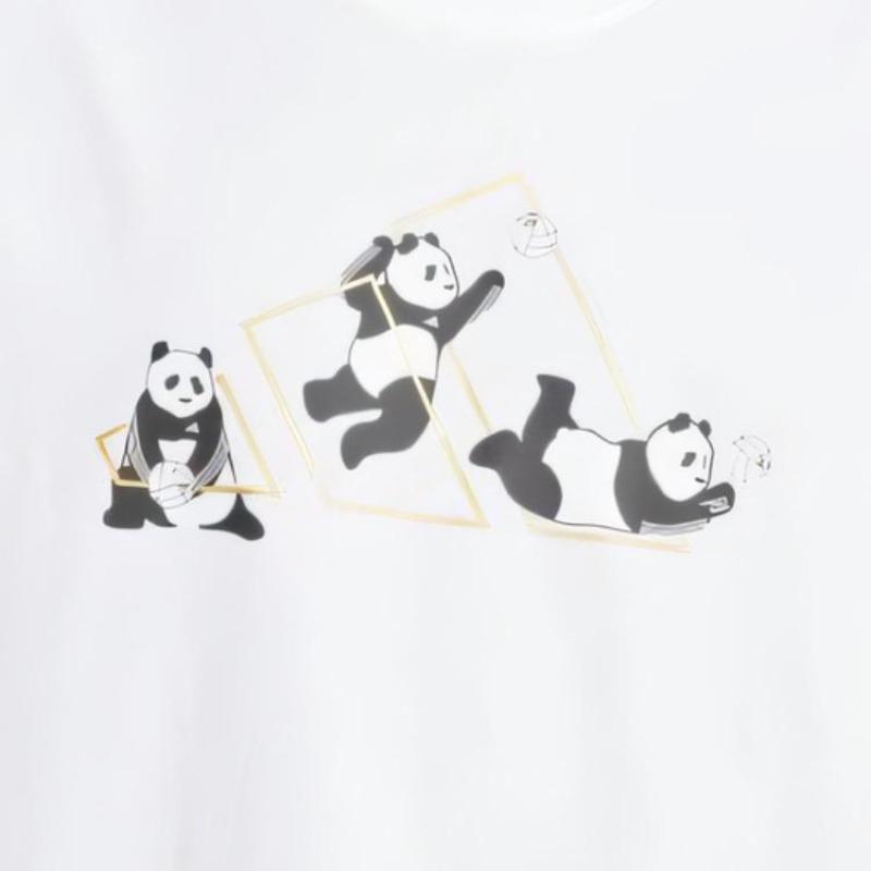 adidas Мягкая Удобная Дышащая Свободная Футболка с Коротким Рукавом Унисекс Топы Белая JZ3275