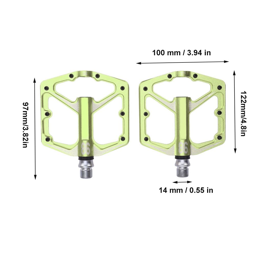 1 Pair with Anti Slip Pins 3 Bearing Cycling Pedal Sealed Bearing Pedal Cycling Accessories