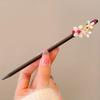 Elegant Hanfu Flower Hairpin: High-End Tassel Step Shake for Updo