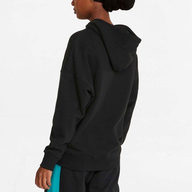 PUMA Downtown Sweatshirts Women's Black Hooded Moderate Regular 535388-01