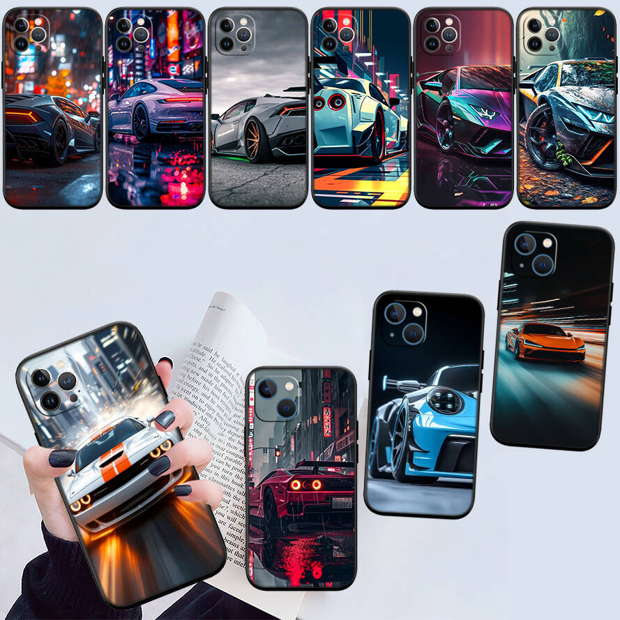 Чехол для телефона Supercar для Samsung S20 S21 S21S S22 S23 S24 FE Ultra Plus Lite F06 F16 M06 M16 M56 A07 A17 A36 A37 A55 A57